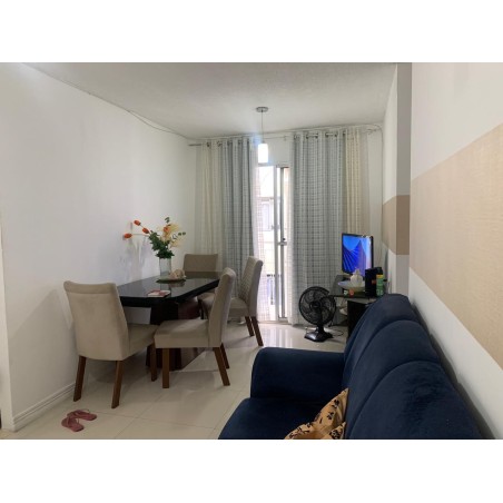 VENDO APTº 3 QUARTOS, C/ ÁREA DE SV, 1 VAGA,  COND PORTAL DO SOL. COD 528 R$ 240.000,00